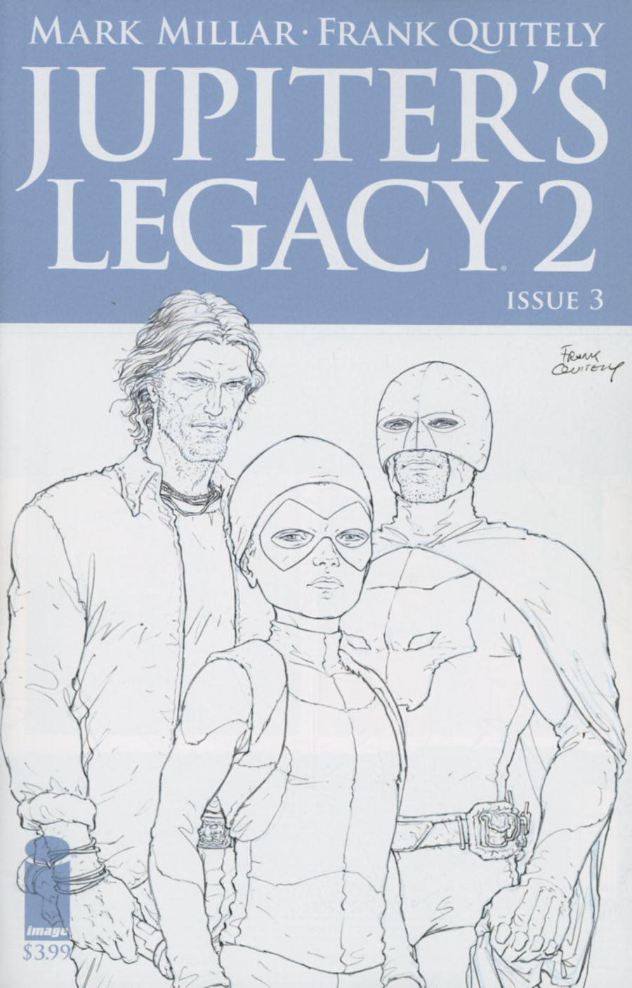 Jupiters Legacy Vol 2 #3 Cover C Incentive Frank Quitely Sketch Cover