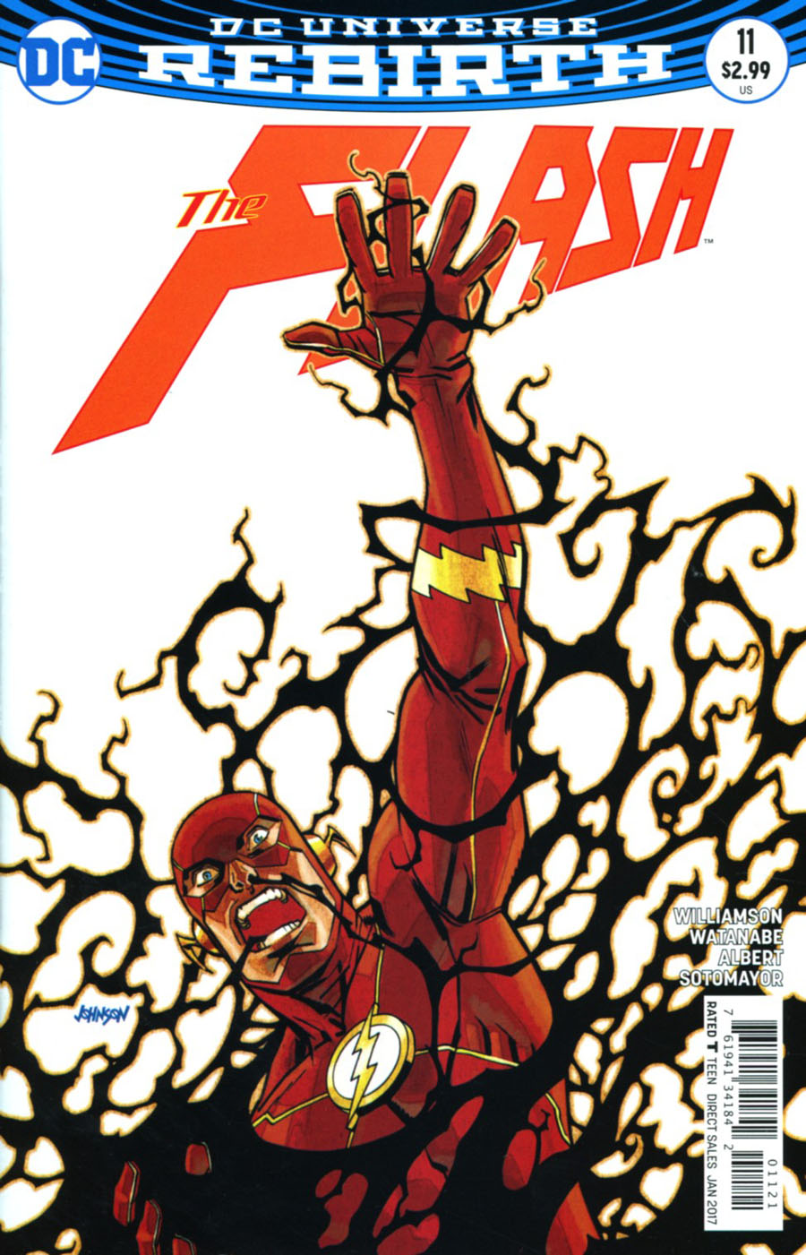 Flash Vol 5 #11 Cover B Variant Dave Johnson Cover