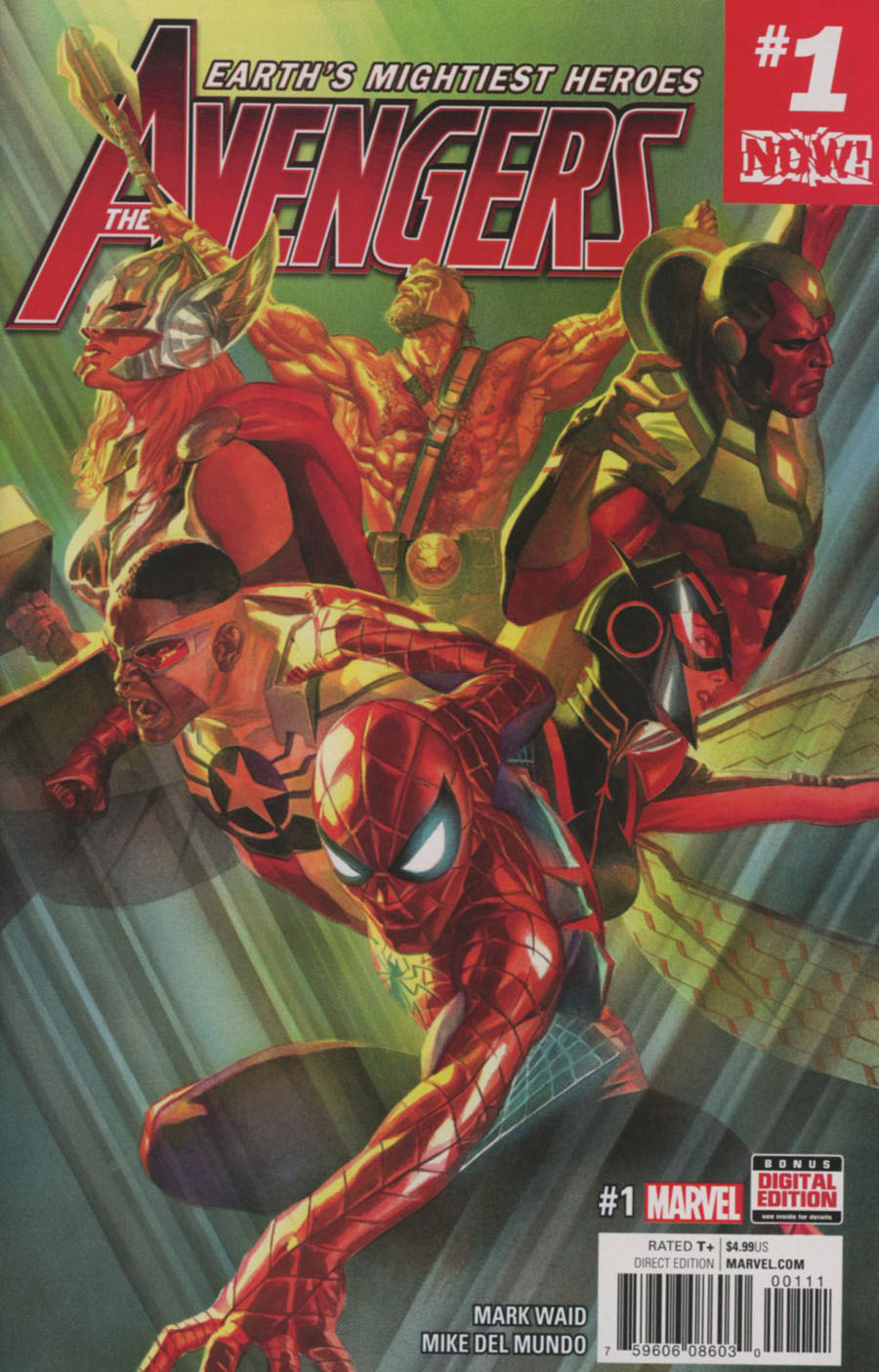 Avengers Vol 6 #1 Cover A 1st Ptg Regular Alex Ross Cover (Marvel Now Tie-In)