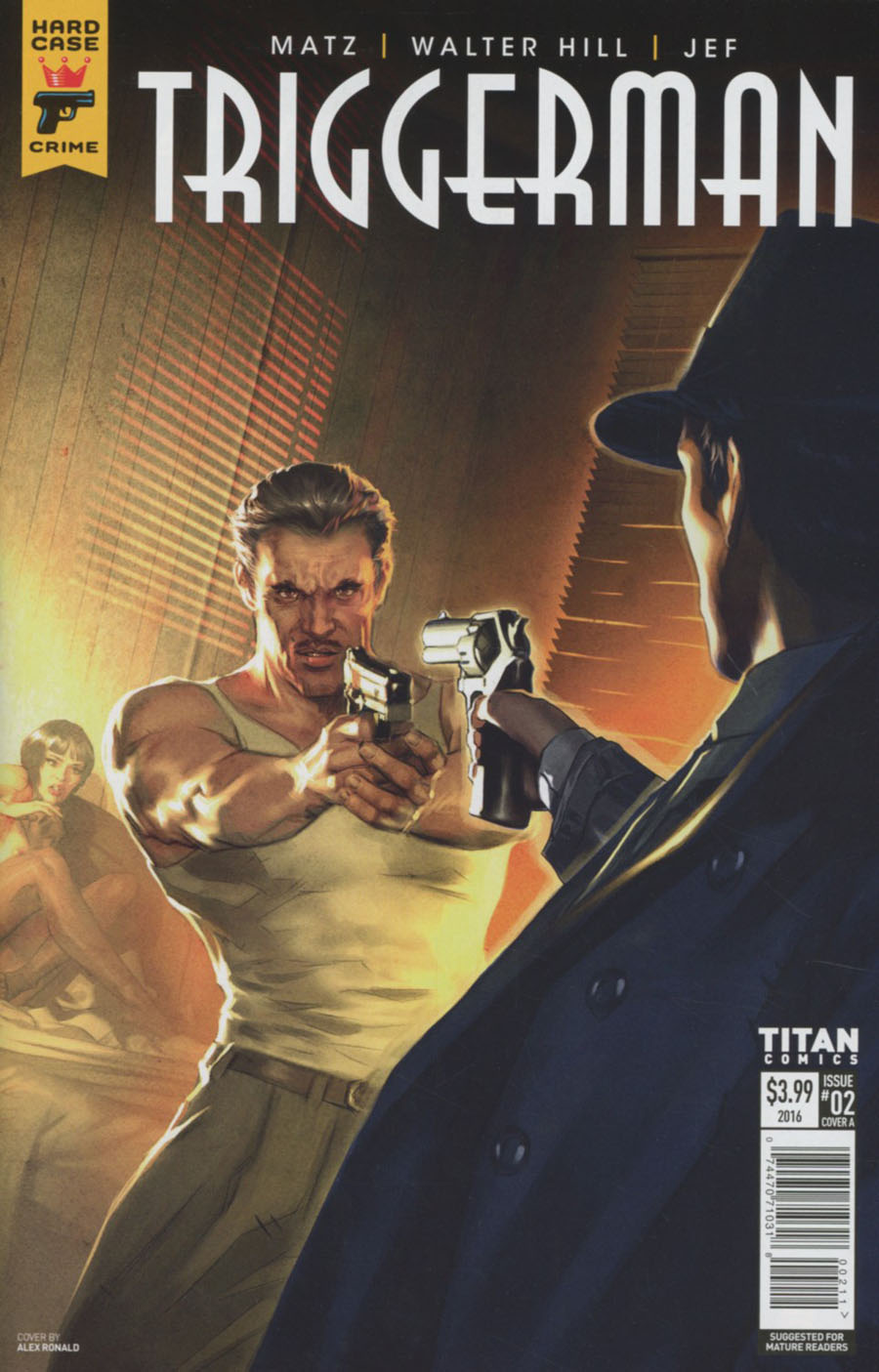 Hard Case Crime Triggerman #2 Cover A Regular Alex Ronald Cover