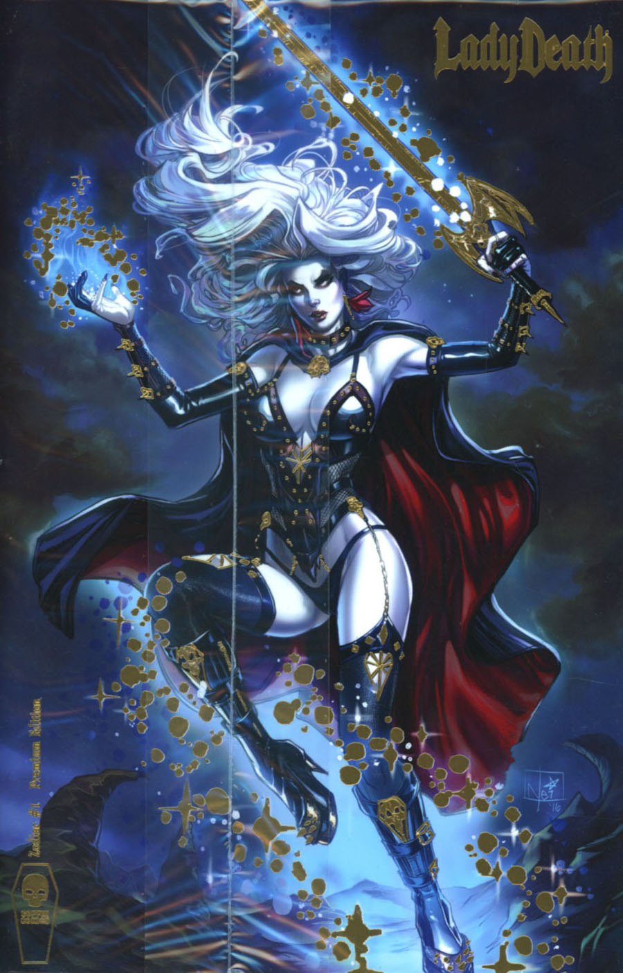 Lady Death Zodiac #1 Cover C Variant Foil Premium Cover