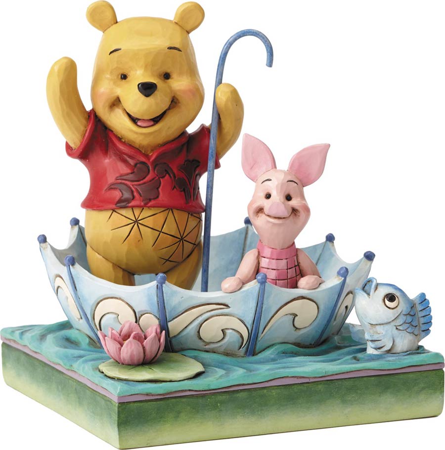 Disney Traditions Pooh & Piglet Sharing Figurine