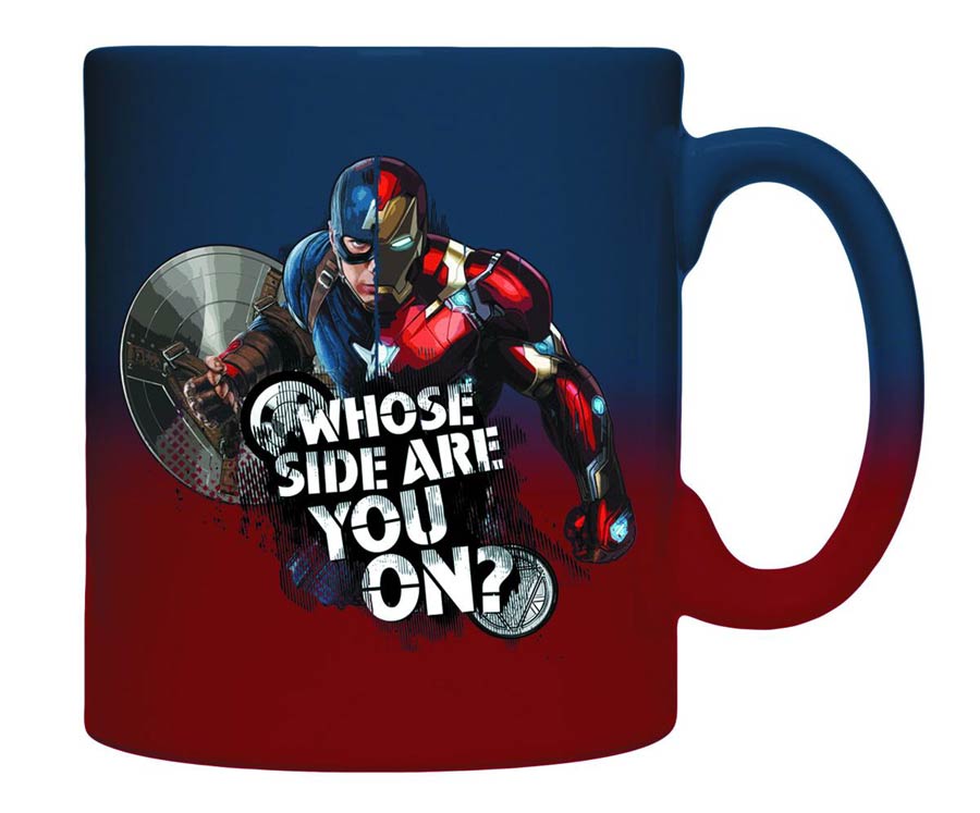 Captain America Civil War Split Coffee Mug