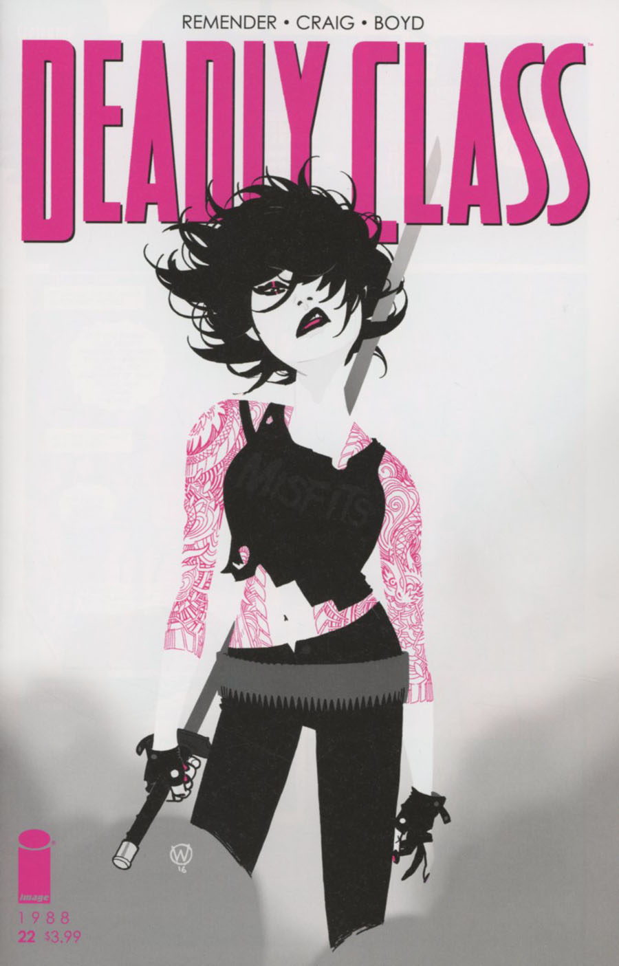 Deadly Class #22 Cover B Variant Wesley Craig Cover