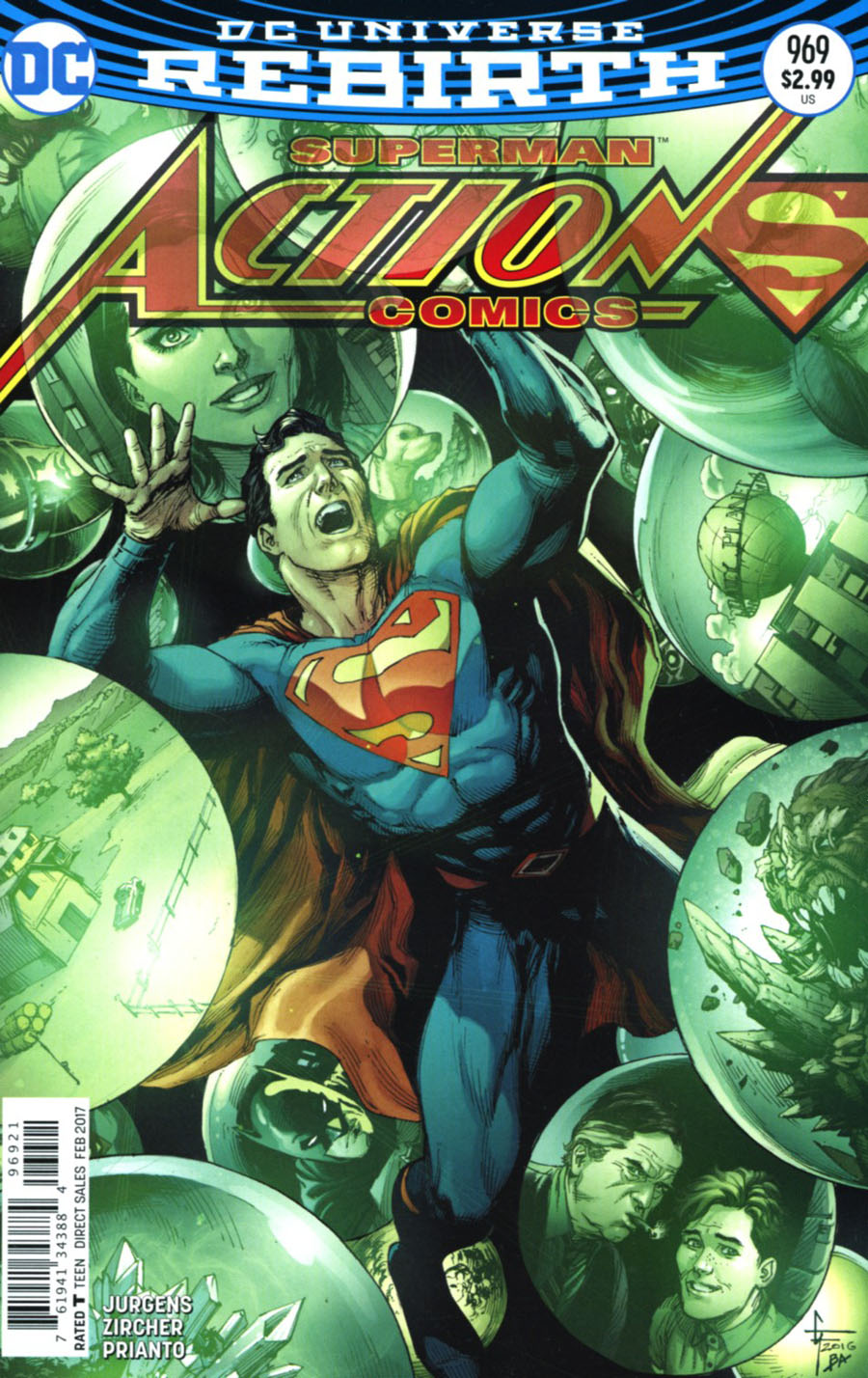 Action Comics Vol 2 #969 Cover B Variant Gary Frank Cover