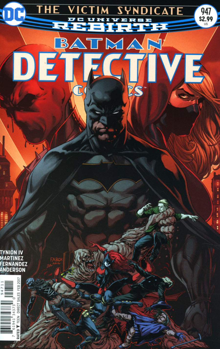 Detective Comics Vol 2 #947 Cover A Regular Jason Fabok Cover