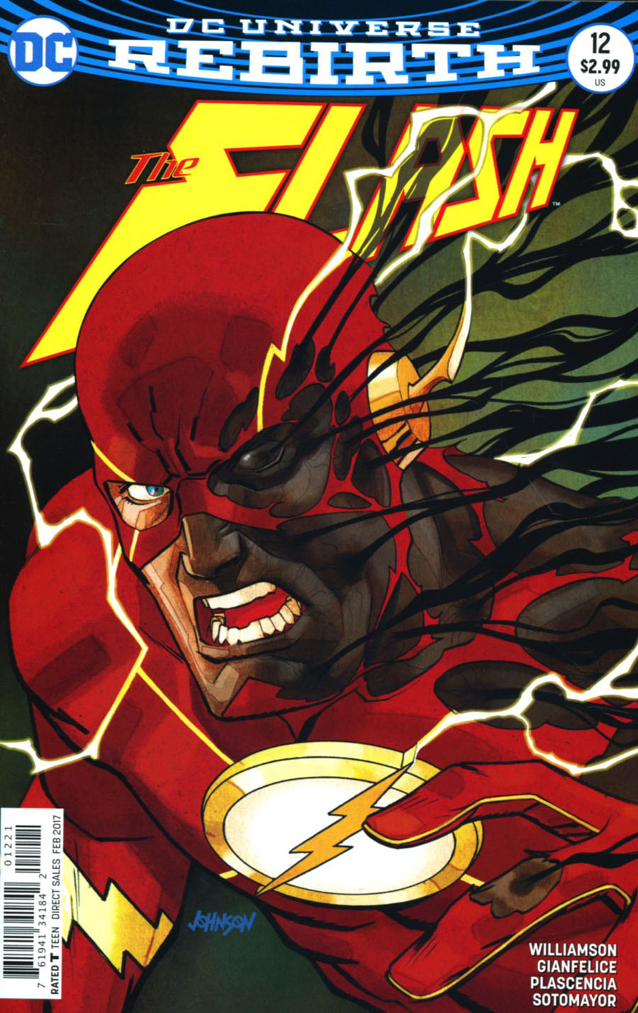 Flash Vol 5 #12 Cover B Variant Dave Johnson Cover