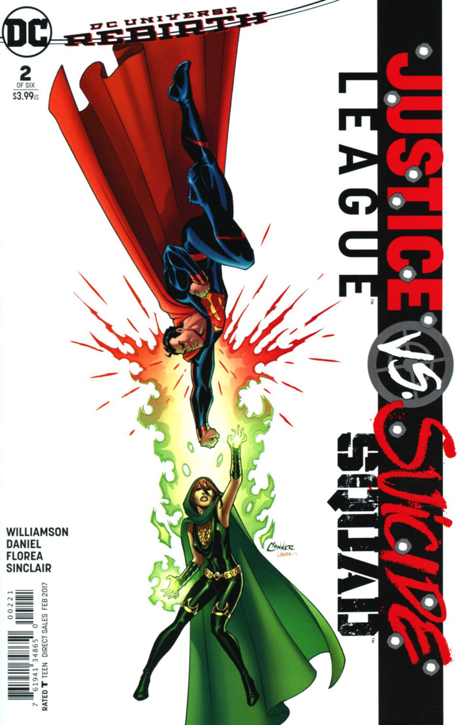 Justice League vs Suicide Squad #2 Cover B Variant Amanda Conner Justice League Cover