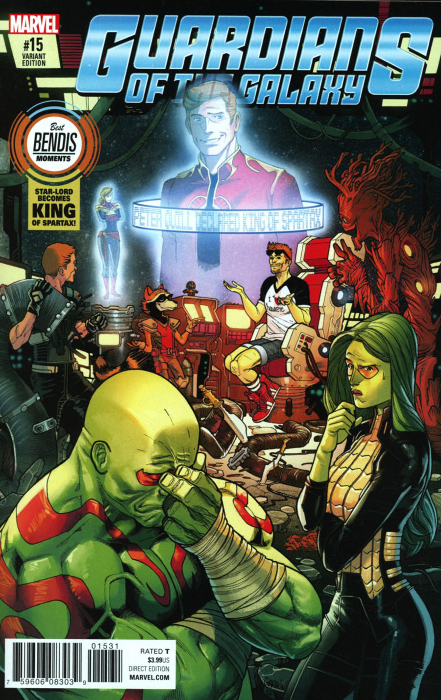 Guardians Of The Galaxy Vol 4 #15 Cover B Variant Best Bendis Moments Cover (Marvel Now Tie-In)