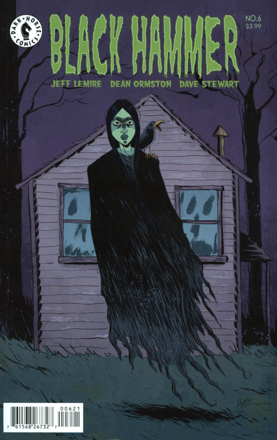 Black Hammer #6 Cover B Variant Jeff Lemire Cover