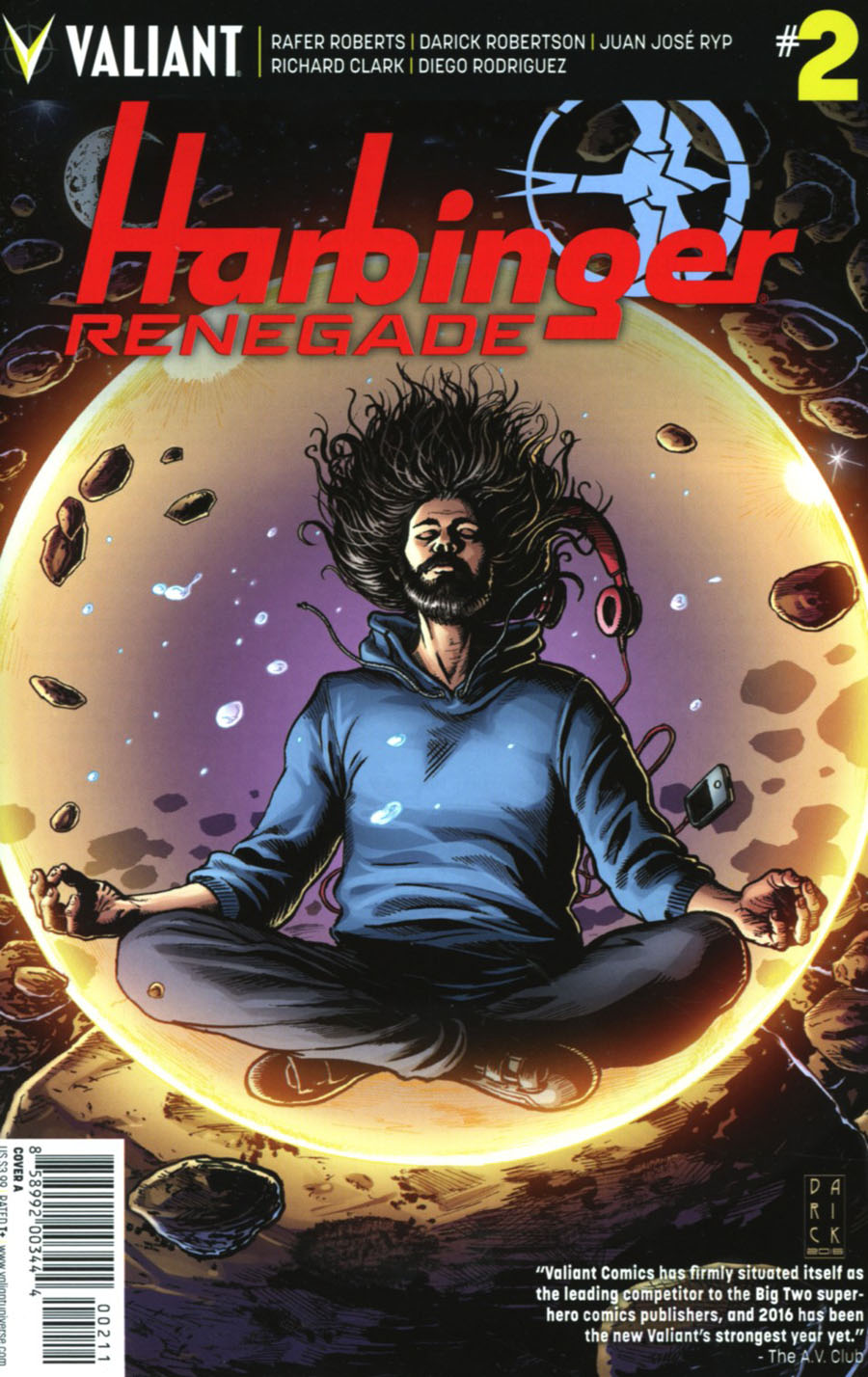 Harbinger Renegade #2 Cover A 1st Ptg Regular Darick Robertson Cover