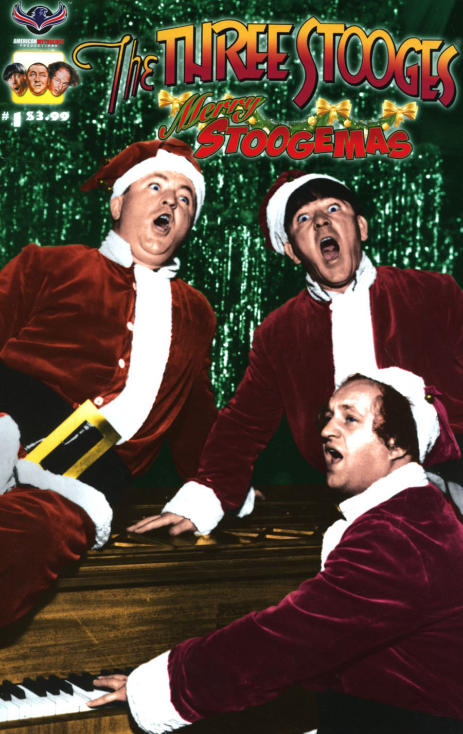 Three Stooges Merry Stoogemas Cover C Variant Photo Cover