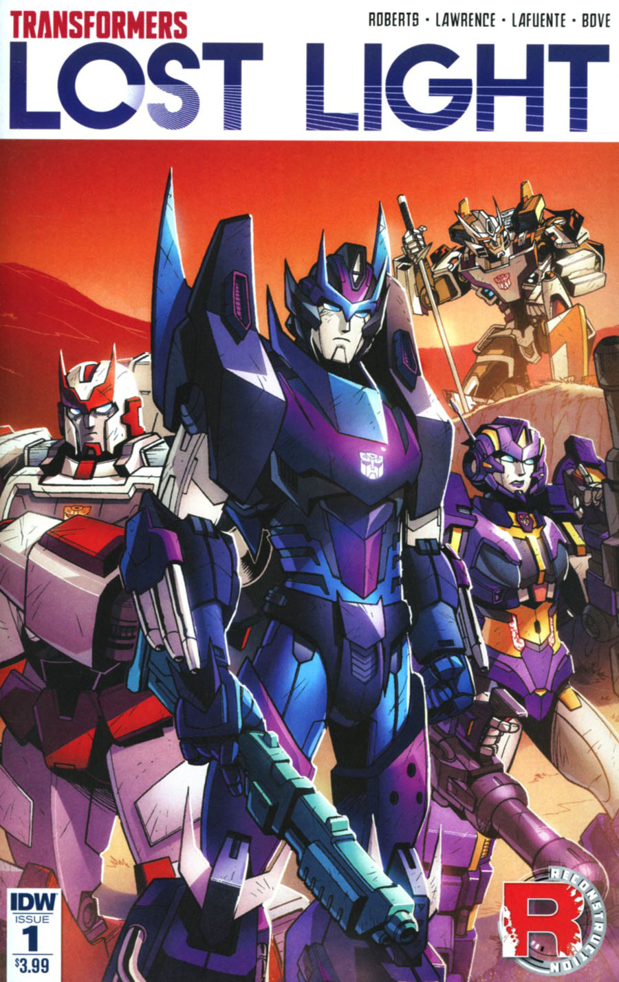 Transformers Lost Light #1 Cover A Regular Jack Lawrence Cover