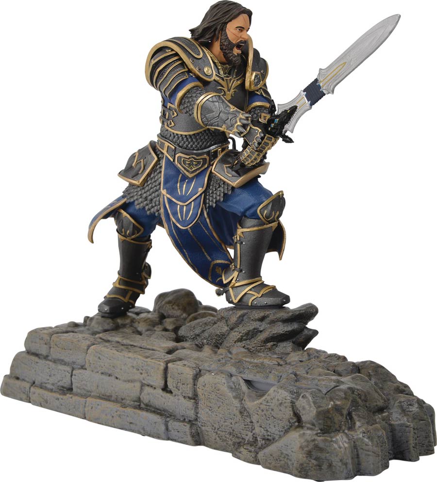 Warcraft Lothar Phone Charging Dock Statue