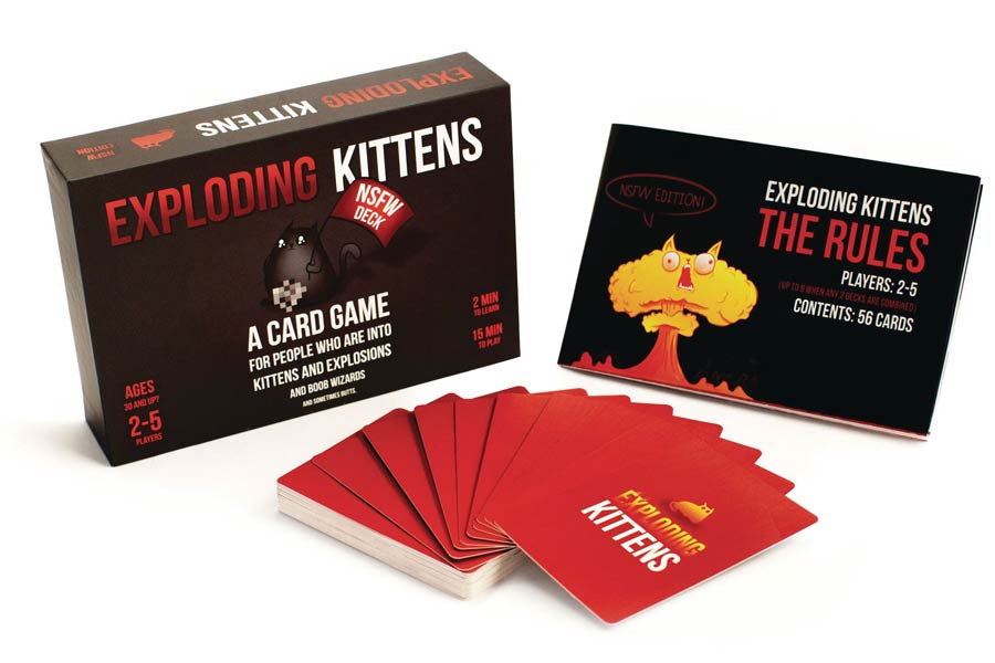 Exploding Kittens Card Game NSFW Edition