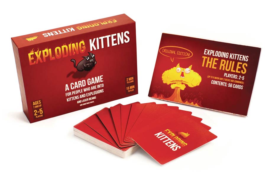 Exploding Kittens Card Game Original Edition - RESOLICITED