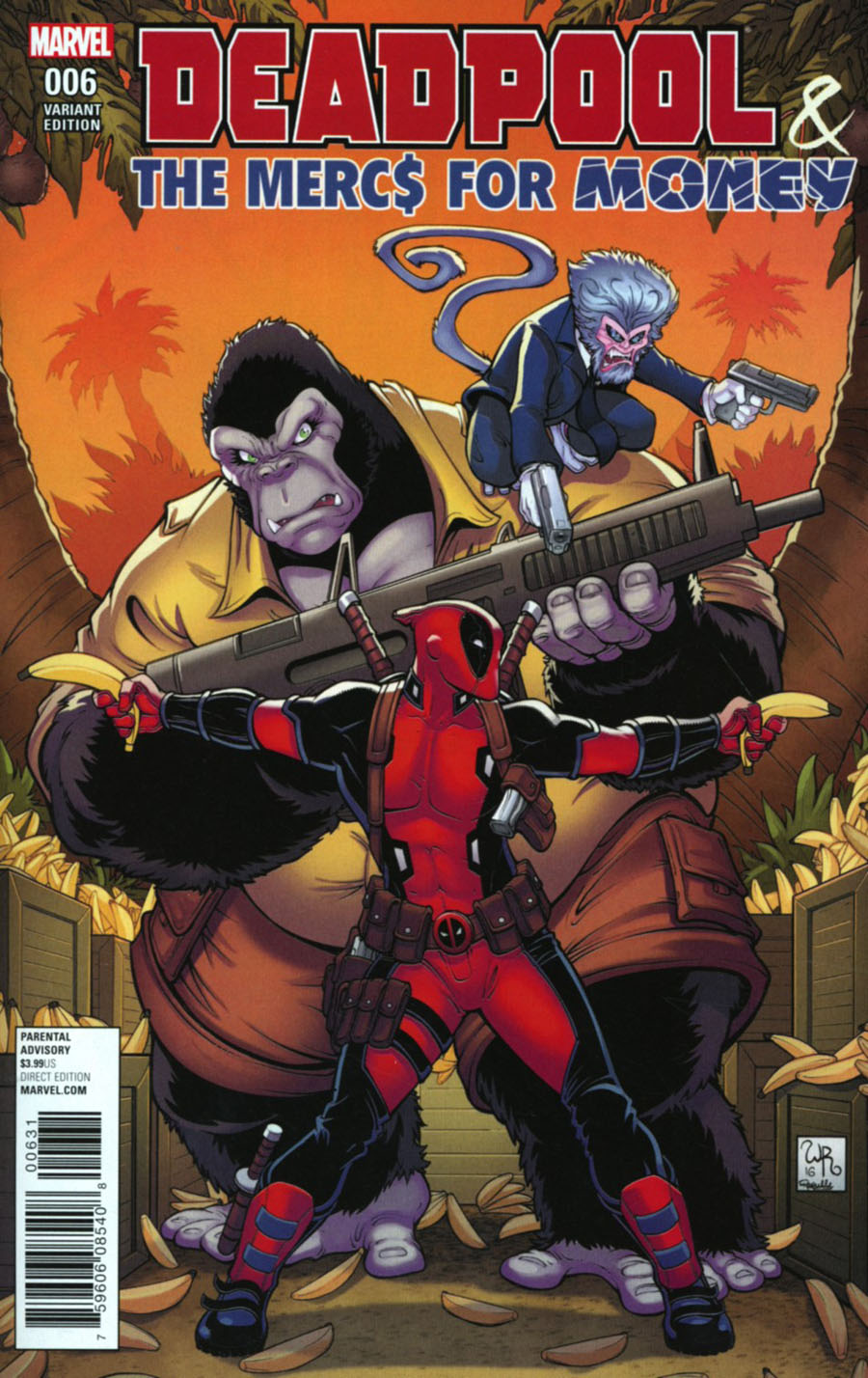 Deadpool And The Mercs For Money Vol 2 #6 Cover B Variant Will Robson Character Cover