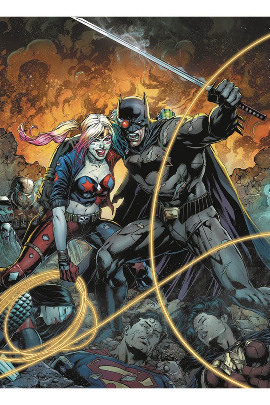 Justice League vs Suicide Squad #1 Cover D DF Signed By Joshua Williamson