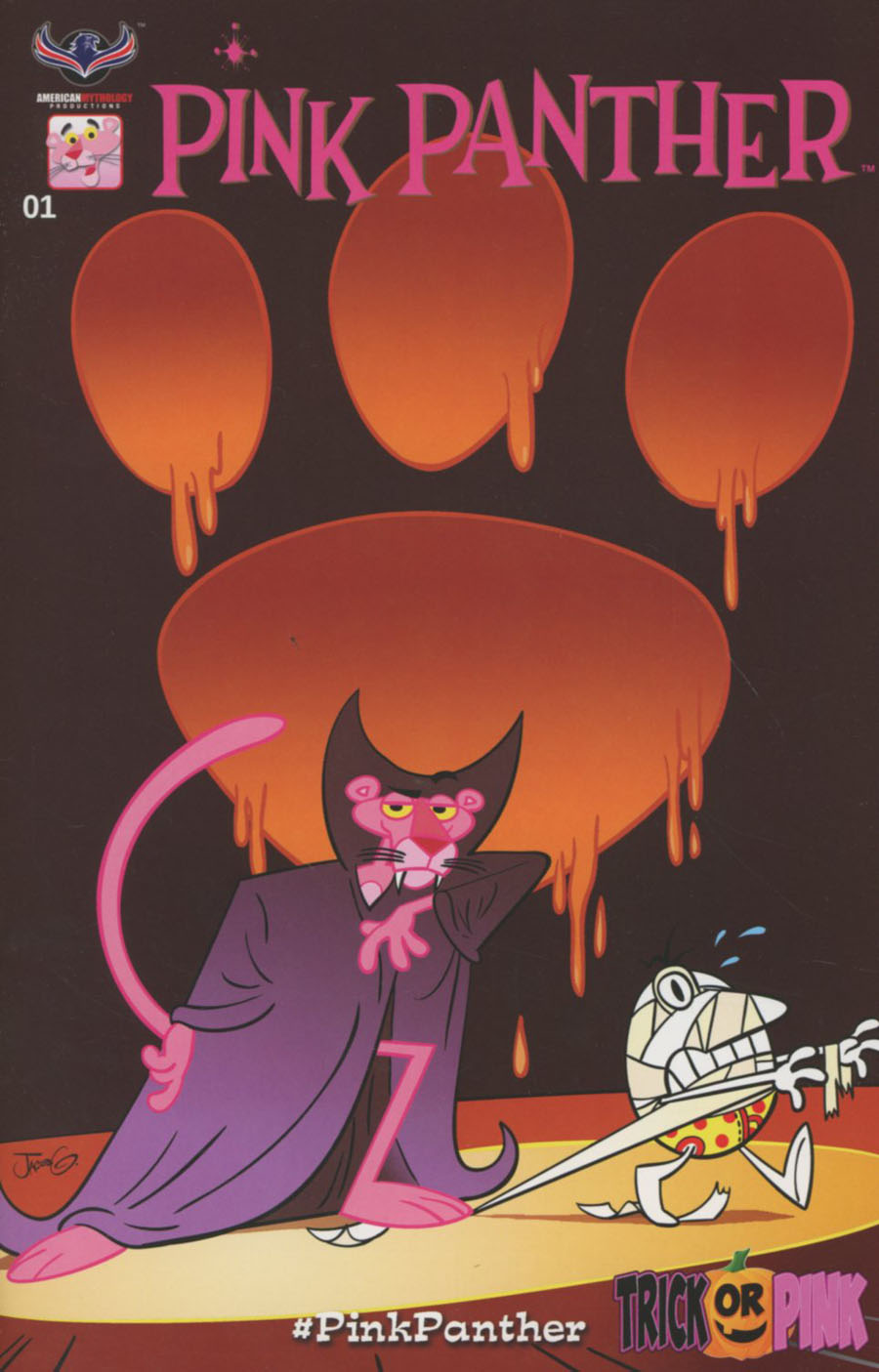 Pink Panther Trick Or Pink #1 Cover D Incentive Pink Holidays Variant Cover