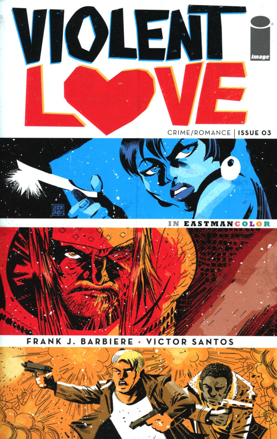 Violent Love #3 Cover B Variant Victor Santos Cover