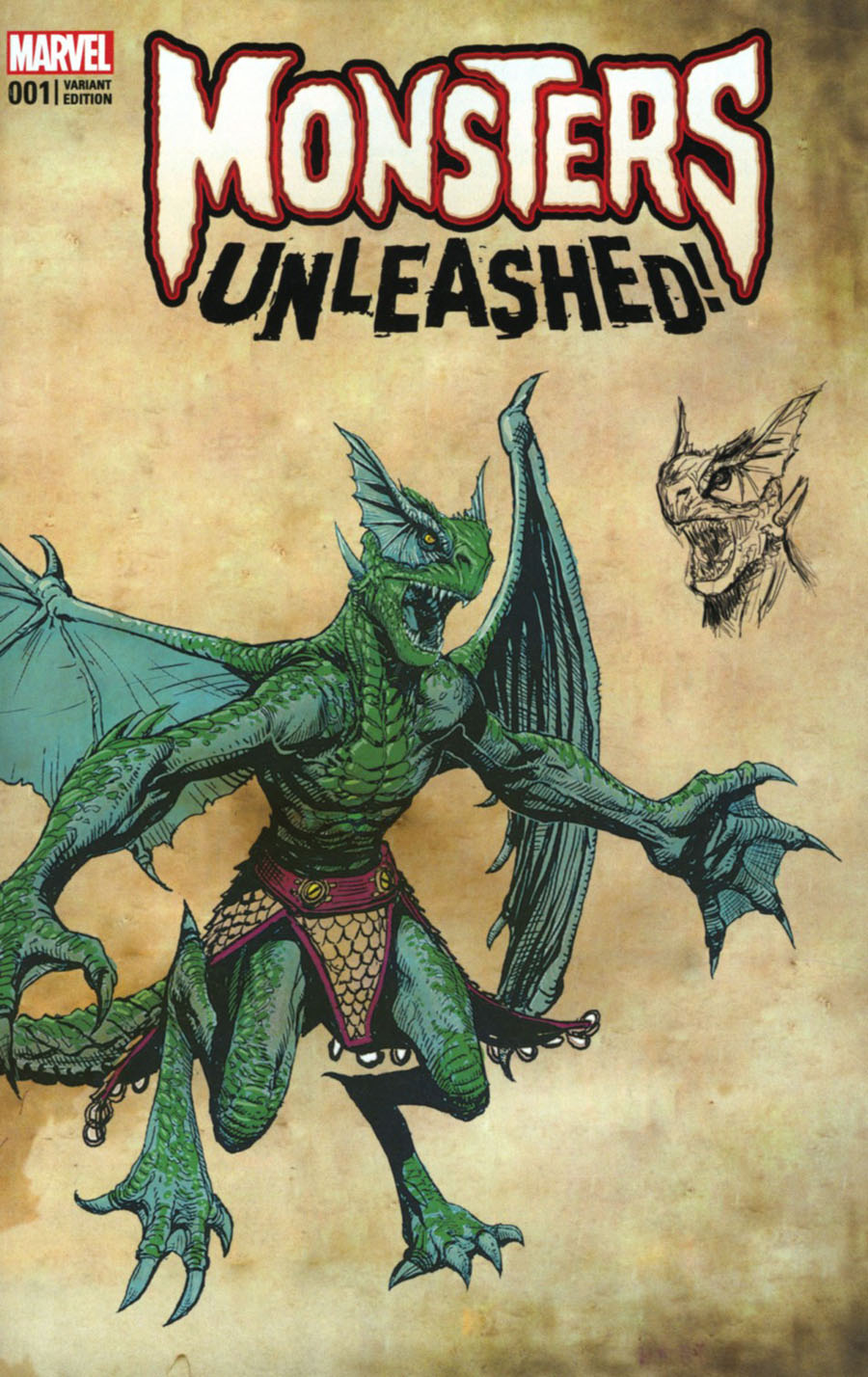 Monsters Unleashed #1 Cover E Variant New Monster Cover