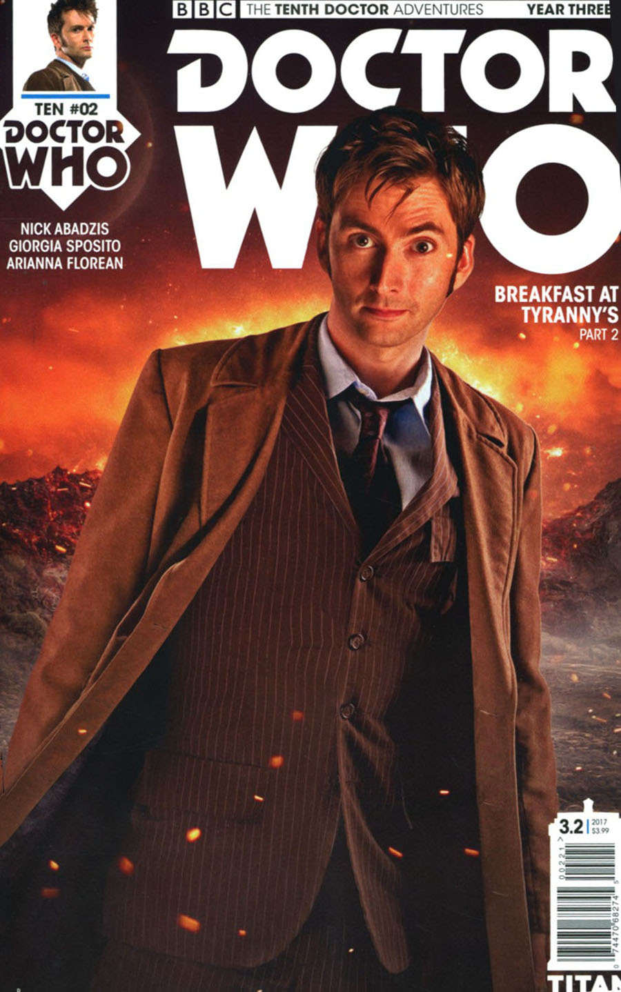 Doctor Who 10th Doctor Year Three #2 Cover B Variant Photo Cover