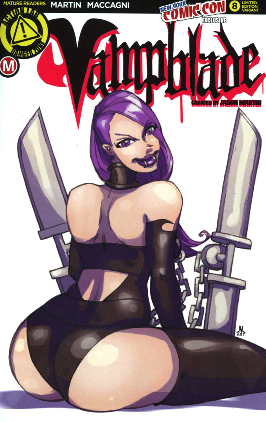 Vampblade #8 Cover G NYCC Exclusive Jason Martin Variant Cover