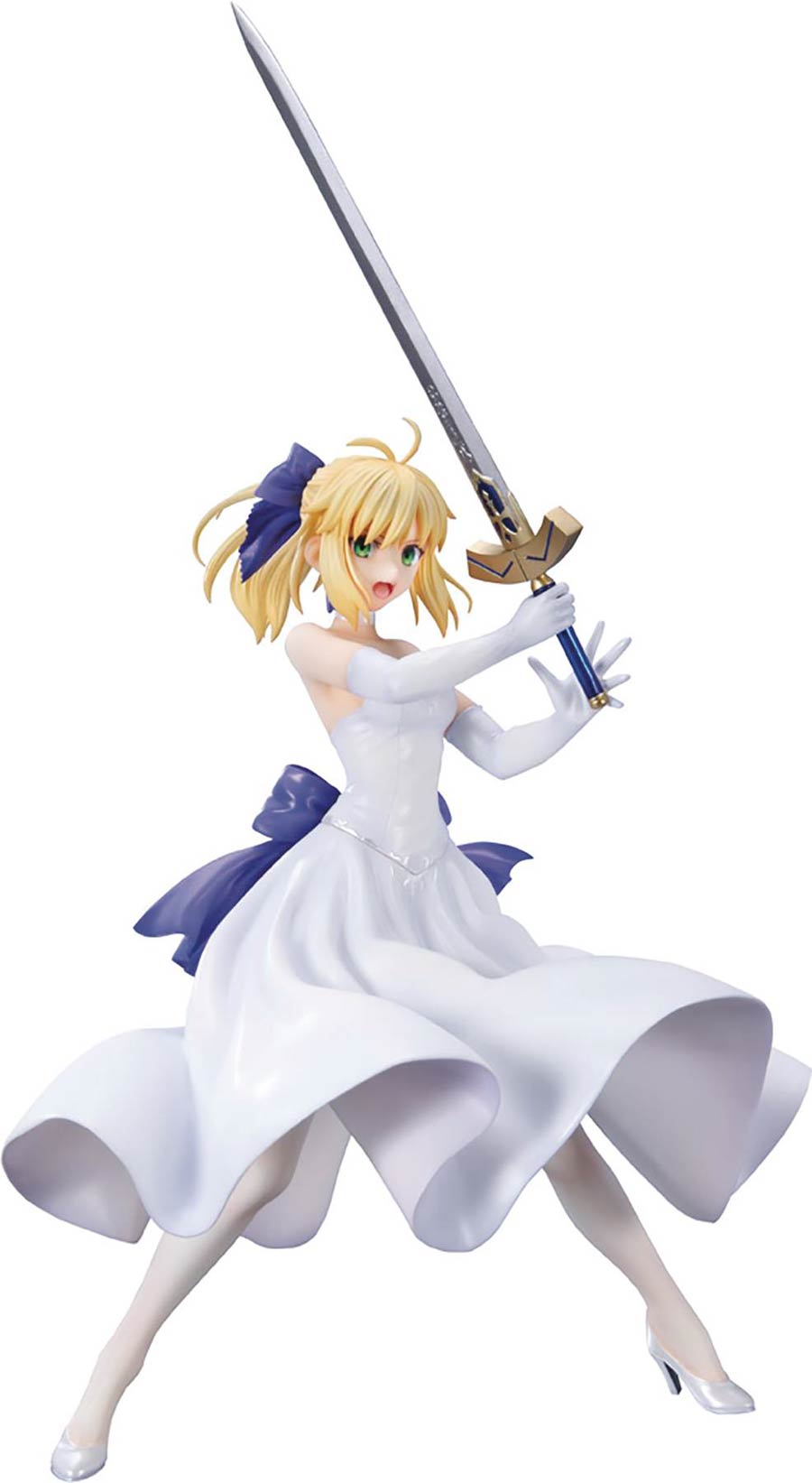 Fate/Stay Night Saber White Dress 1/8 Scale PVC Figure