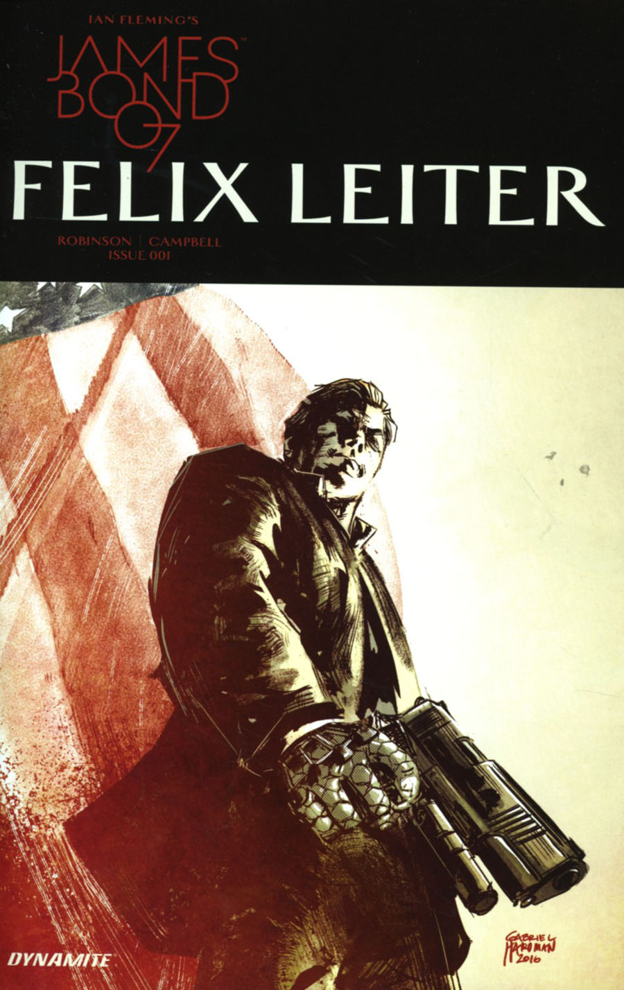 James Bond Felix Leiter #1 Cover B Variant Gabriel Hardman Cover