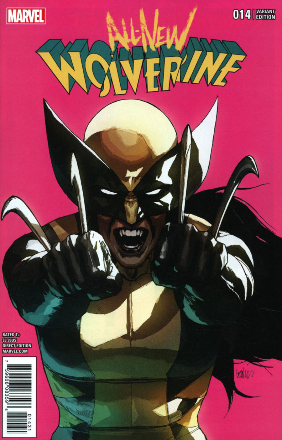 All-New Wolverine #14 Cover D Incentive Leinil Francis Yu Variant Cover