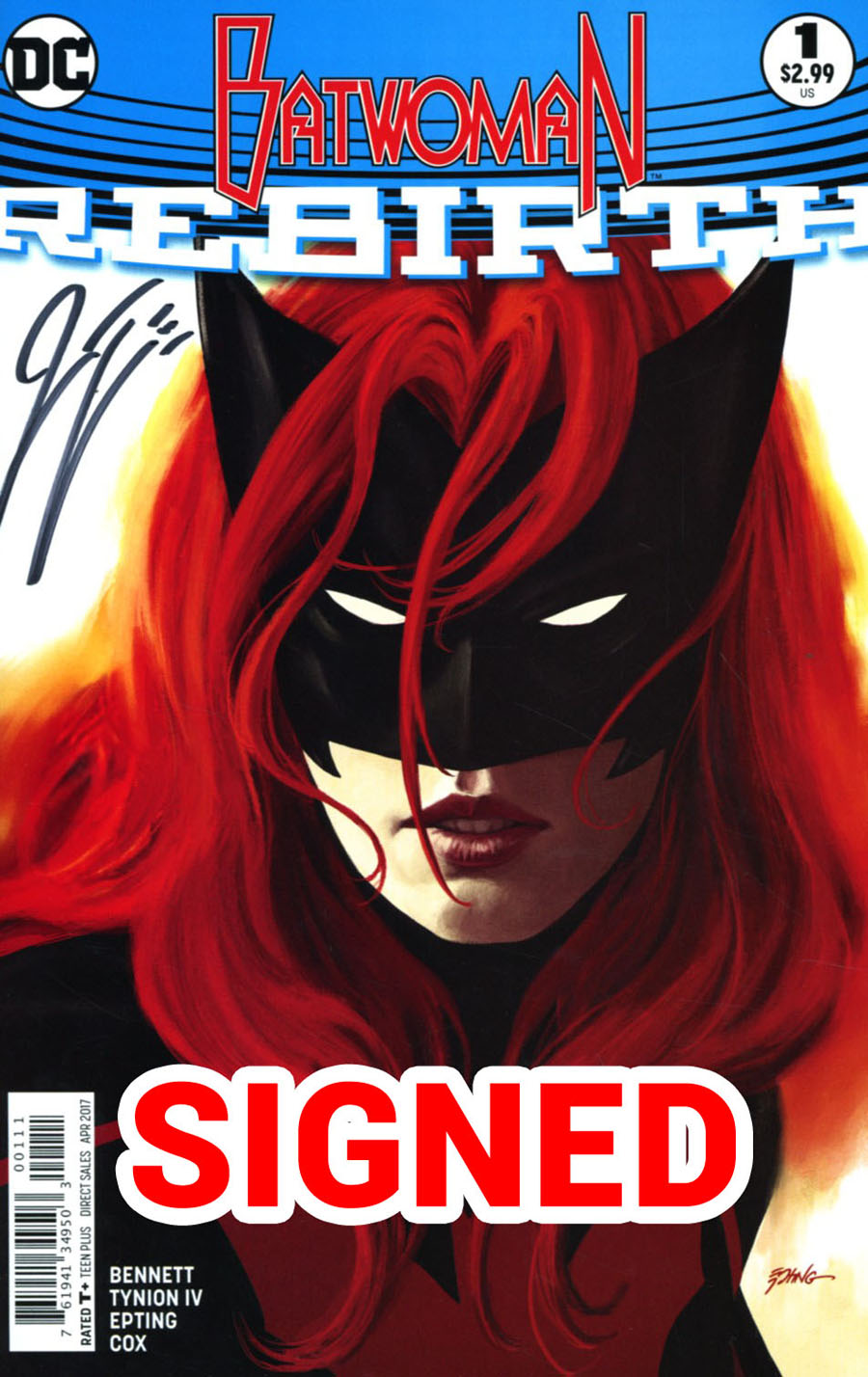 Batwoman Rebirth #1 Cover E Regular Steve Epting Cover Signed By James Tynion IV