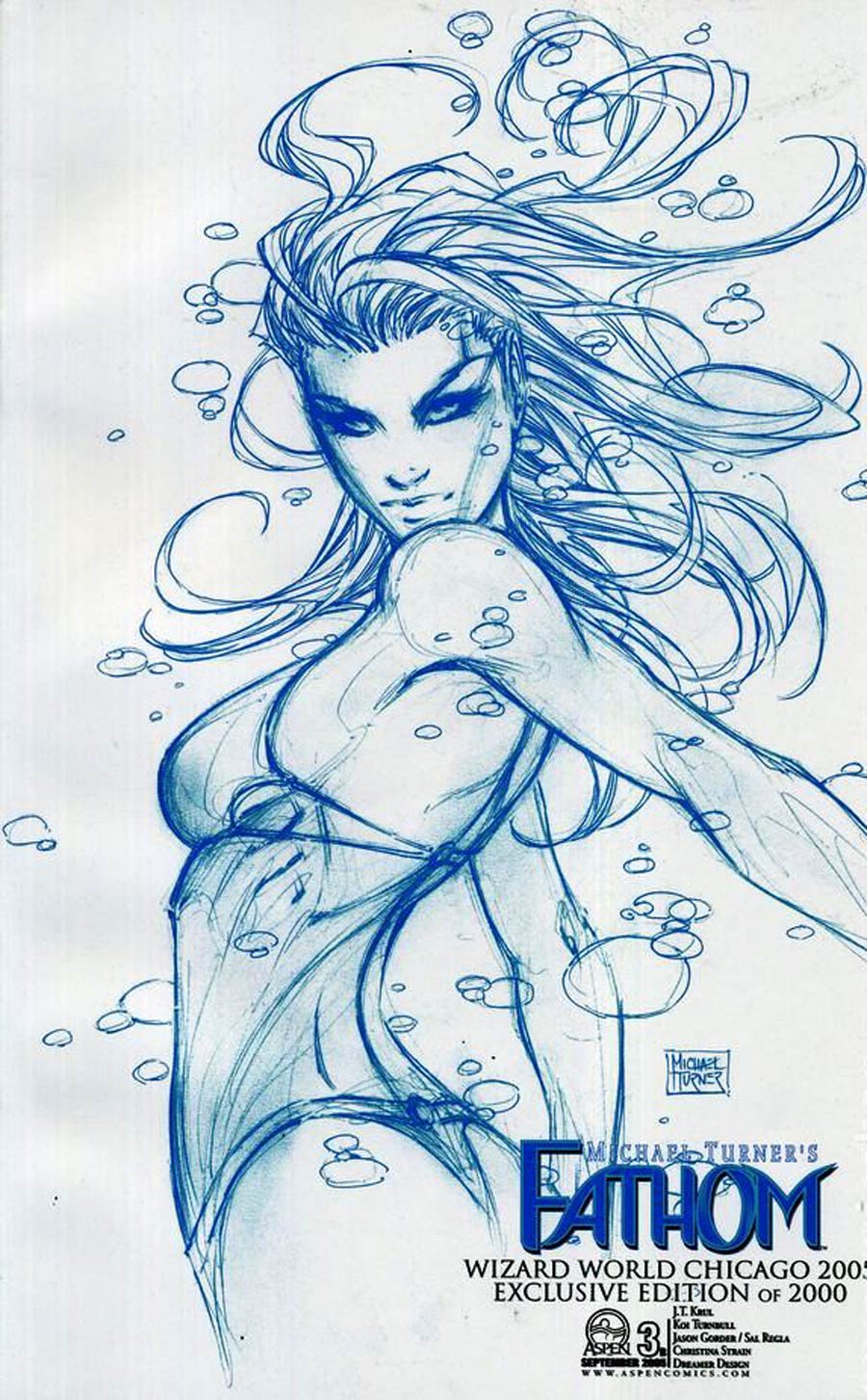 Fathom Vol 2 #3 Cover B Wizard World Chicago Michael Turner Variant