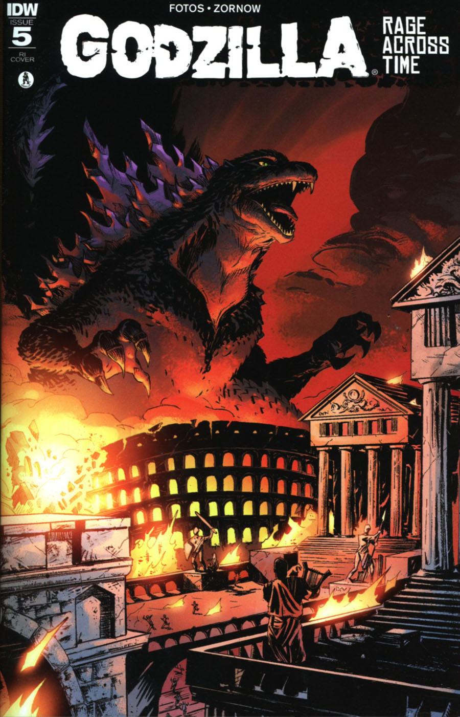 Godzilla Rage Across Time #5 Cover C Incentive Clay McCormack Variant Cover