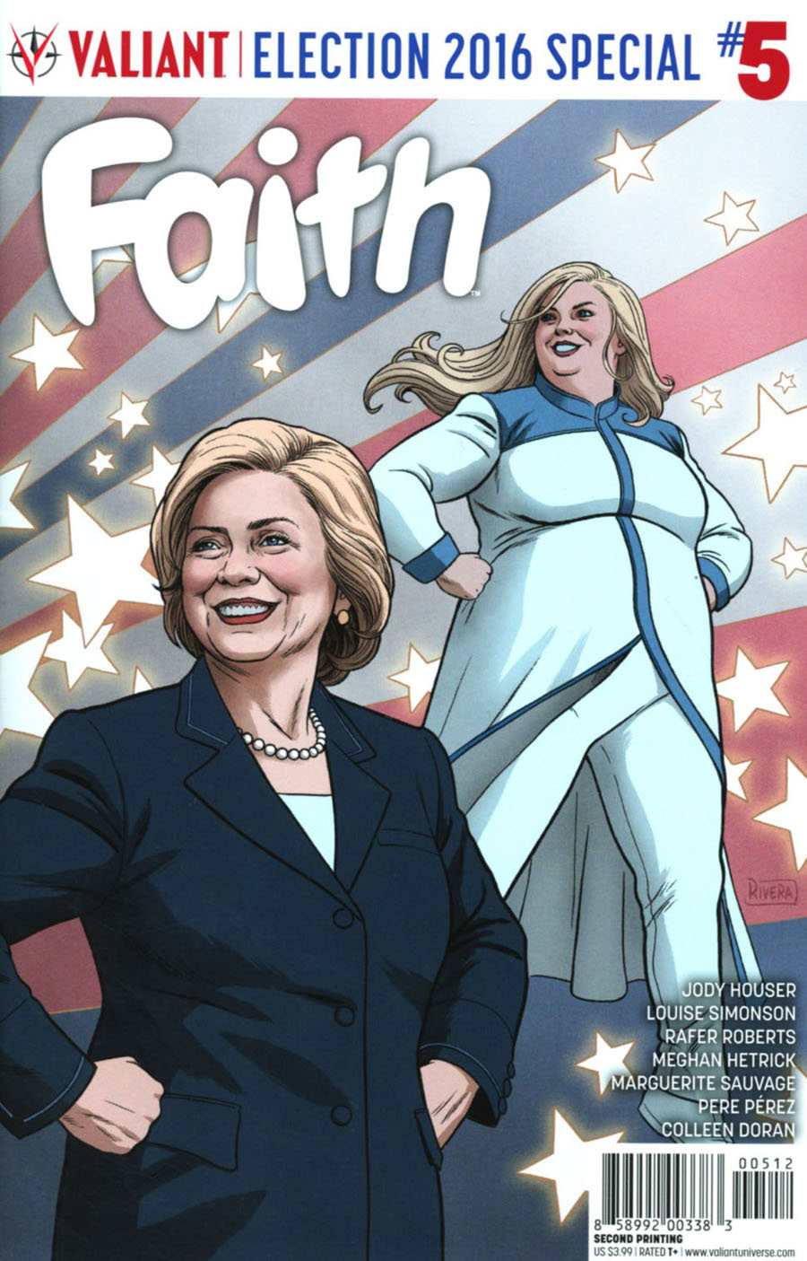 Faith (Valiant Entertainment) Vol 2 #5 Cover G 2nd Ptg Paolo Rivera Variant Cover