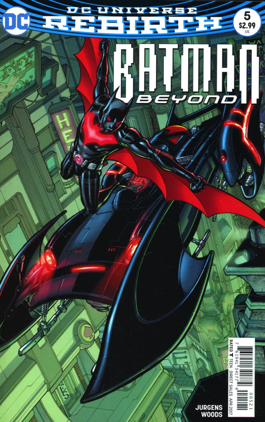 Batman Beyond Vol 6 #5 Cover B Variant Nick Bradshaw Cover