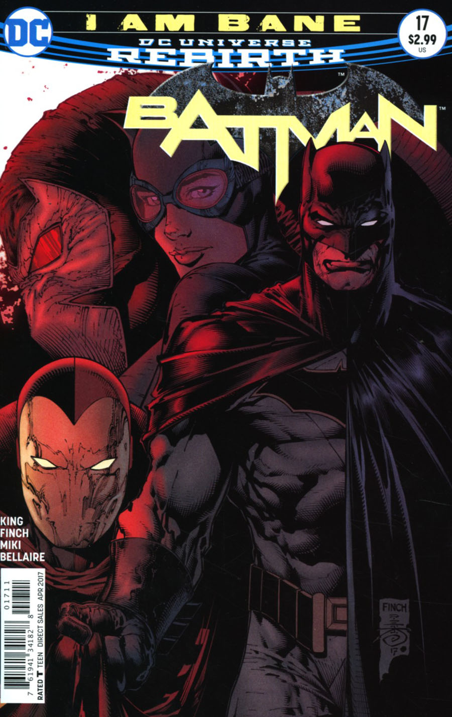 Batman Vol 3 #17 Cover A Regular David Finch Cover