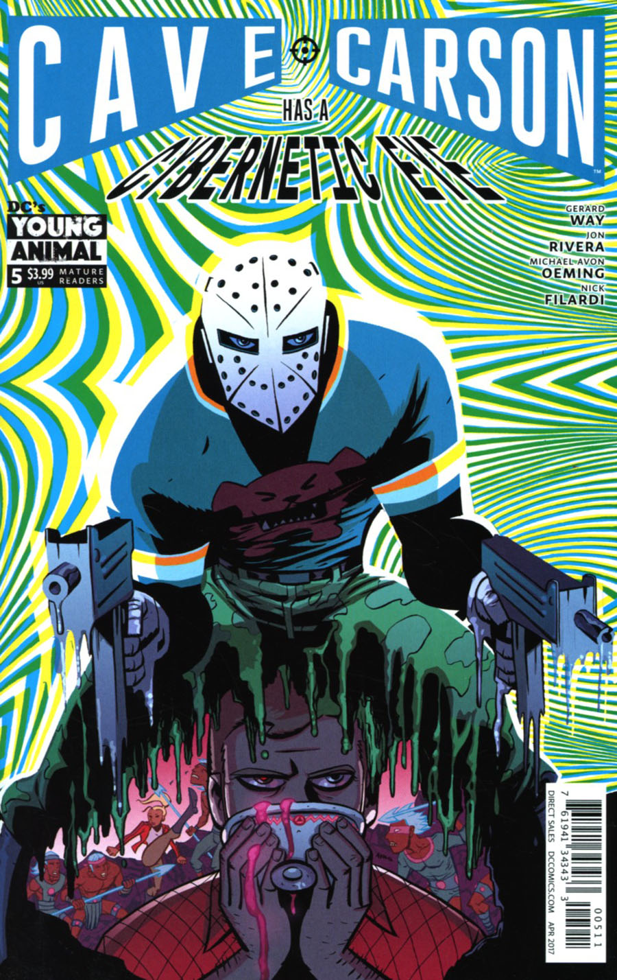 Cave Carson Has A Cybernetic Eye #5 Cover A Regular Michael Avon Oeming Cover