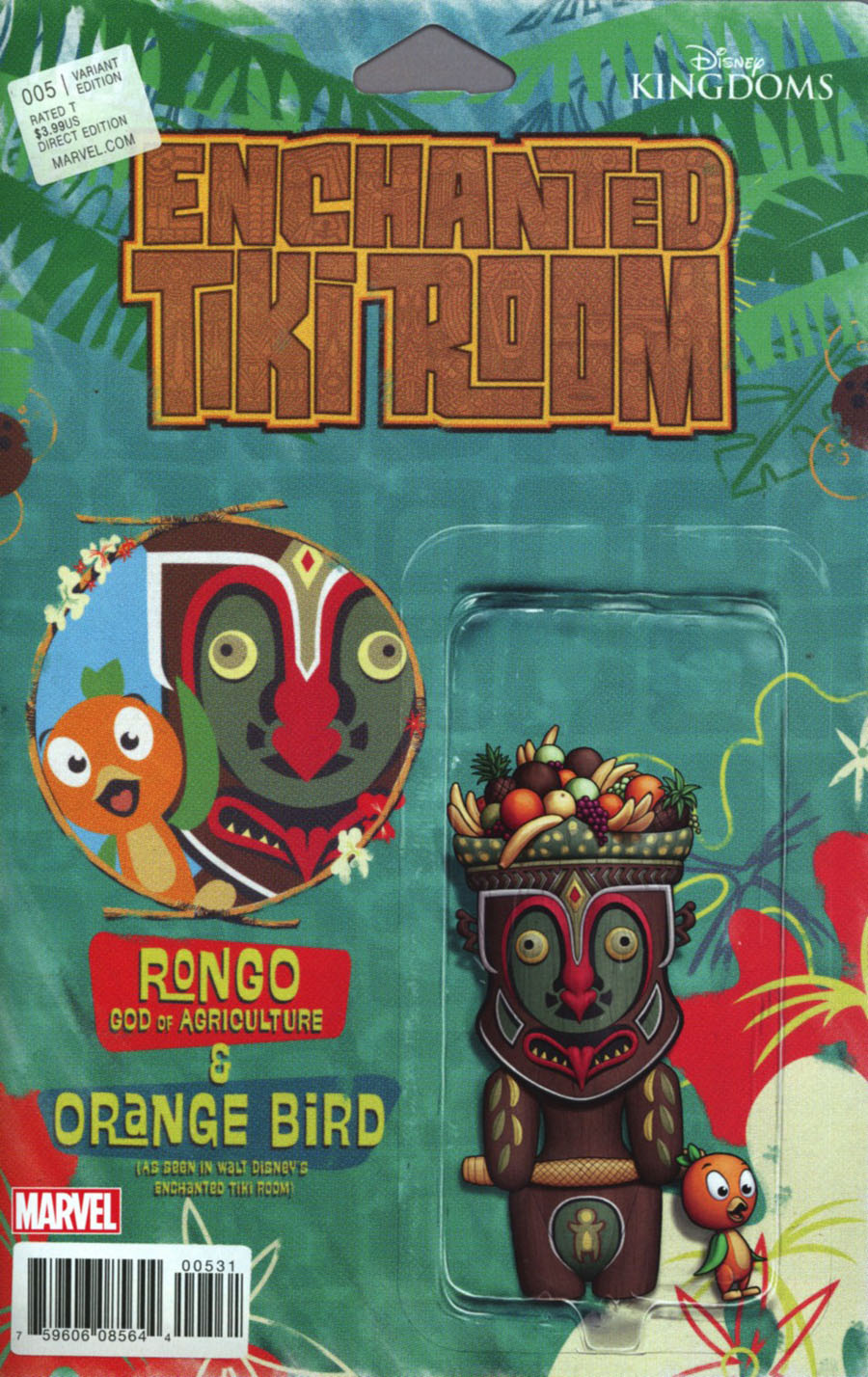 Disney Kingdoms Enchanted Tiki Room #5 Cover C Variant John Tyler Christopher Action Figure Cover