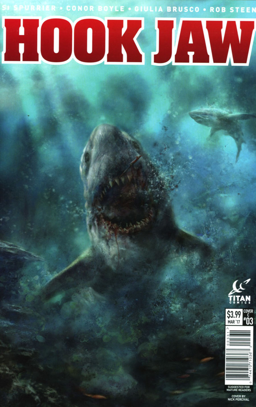 Hookjaw #3 Cover C Variant Nick Percival Cover