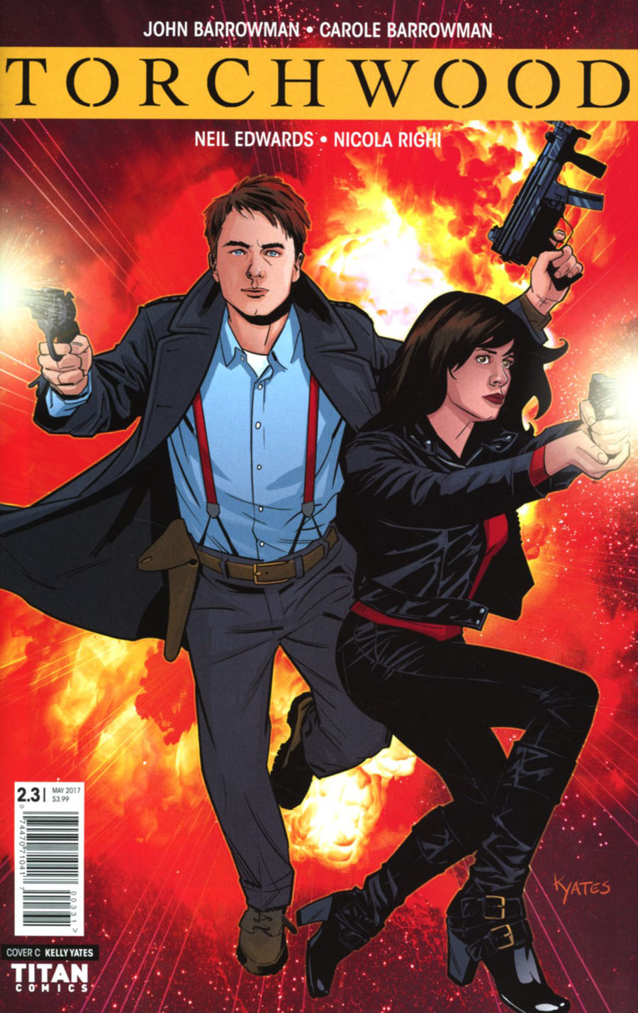 Torchwood Vol 3 #3 Cover C Variant Kelly Yates Cover