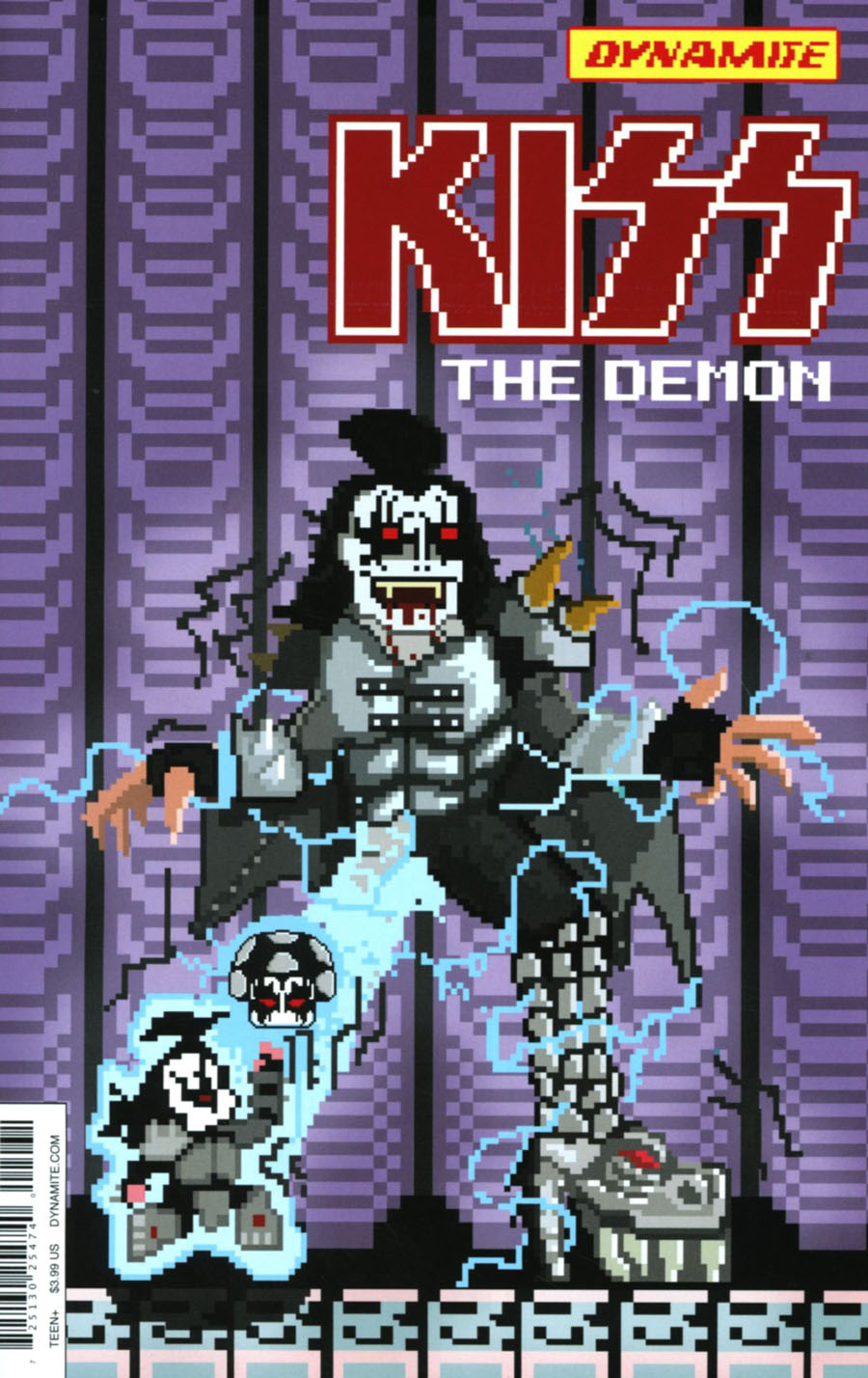 KISS The Demon #2 Cover C Variant Michael Adams 8-Bit Cover