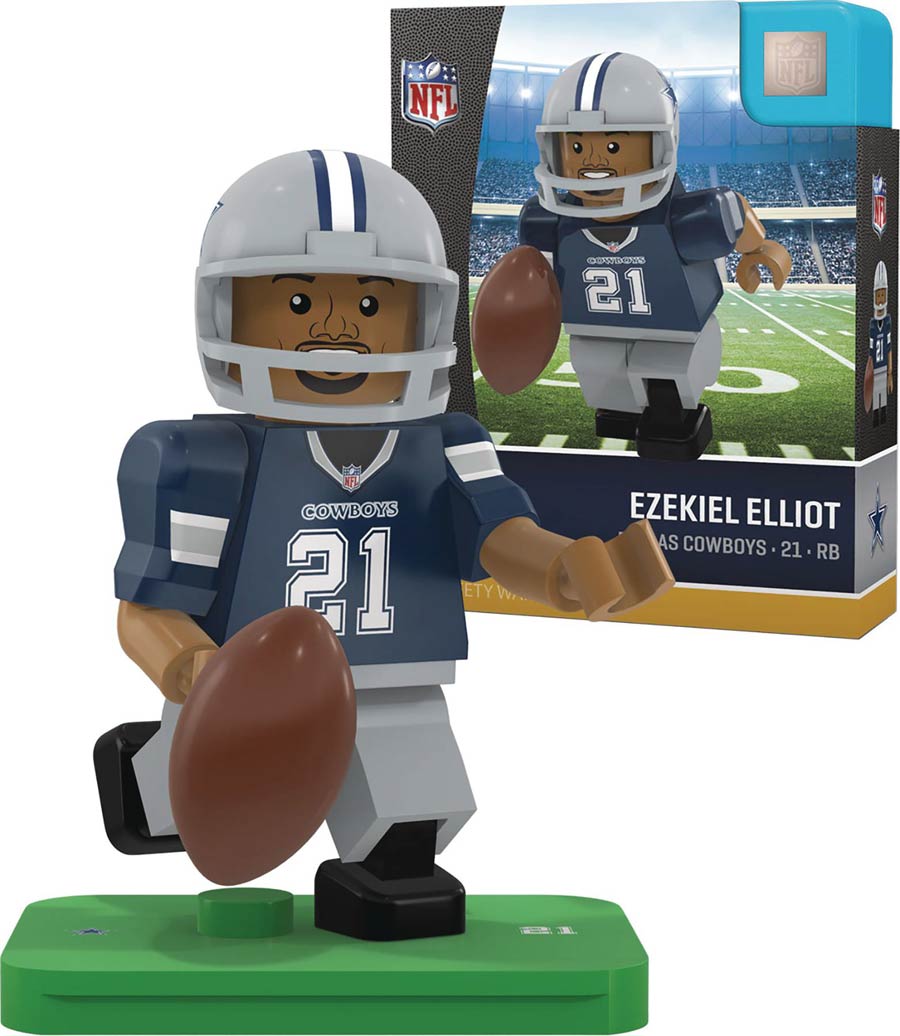 Oyo NFL Mini Figure - Cowboys Ezekiel Elliot Home