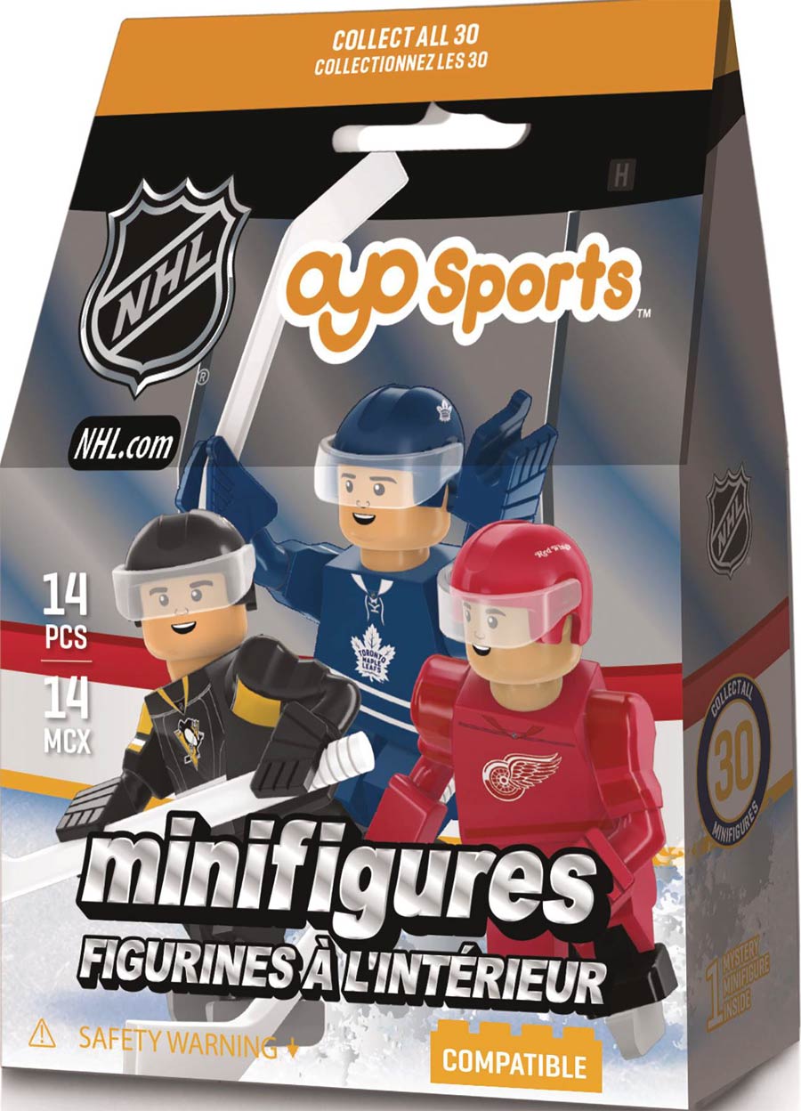 Oyo NHL Superstars Mini Figure Blind Mystery Box 24-Piece Display