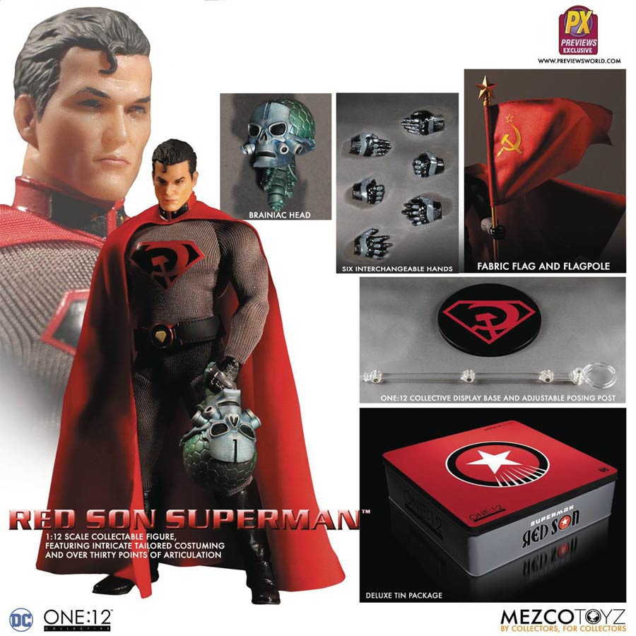 One-12 Collective DC Superman Red Son Previews Exclusive Action Figure