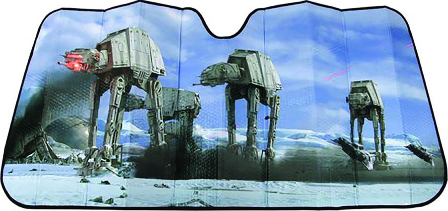 Star Wars Accordion Auto Sunshade - Hoth Scene