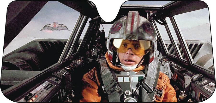 Star Wars Accordion Auto Sunshade - Snow Speeder