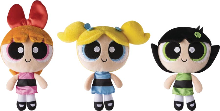 Powerpuff Girls 8-Inch Basic Plush 8-Piece Assortment Case