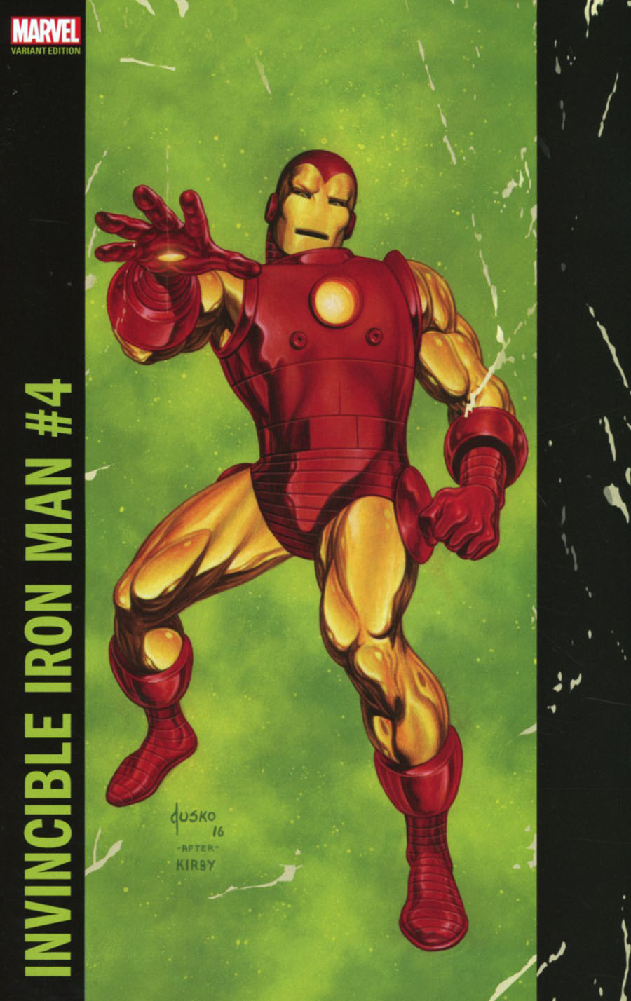 Invincible Iron Man Vol 3 #4 Cover B Variant Joe Jusko Corner Box Cover