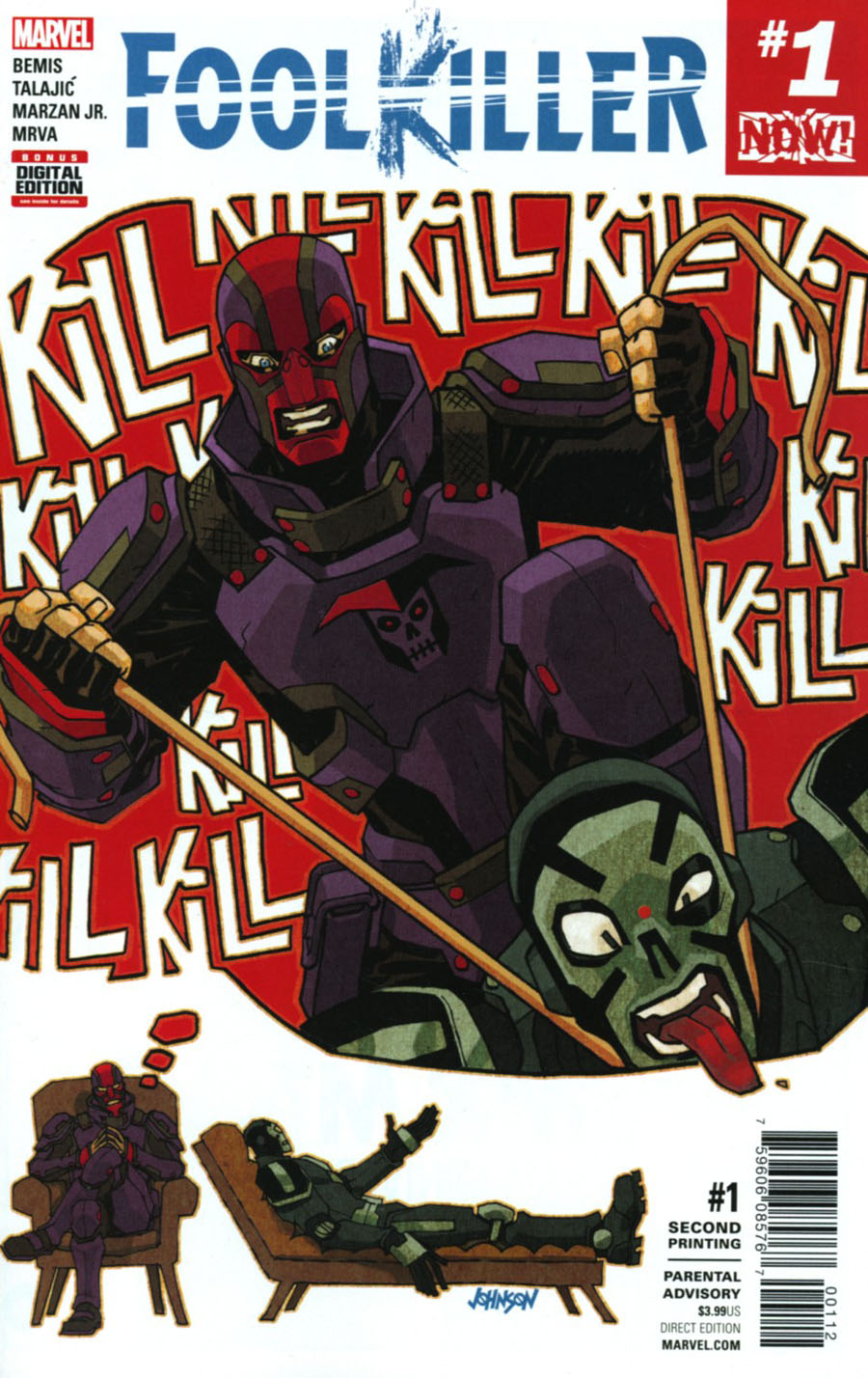 Foolkiller Vol 3 #1 Cover H 2nd Ptg Dave Johnson Variant Cover (Marvel Now Tie-In)