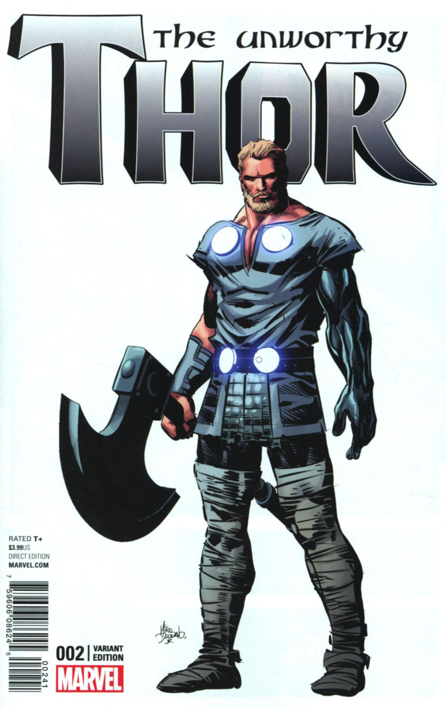 Unworthy Thor #2 Cover B Incentive Mike Deodato Jr Teaser Variant Cover